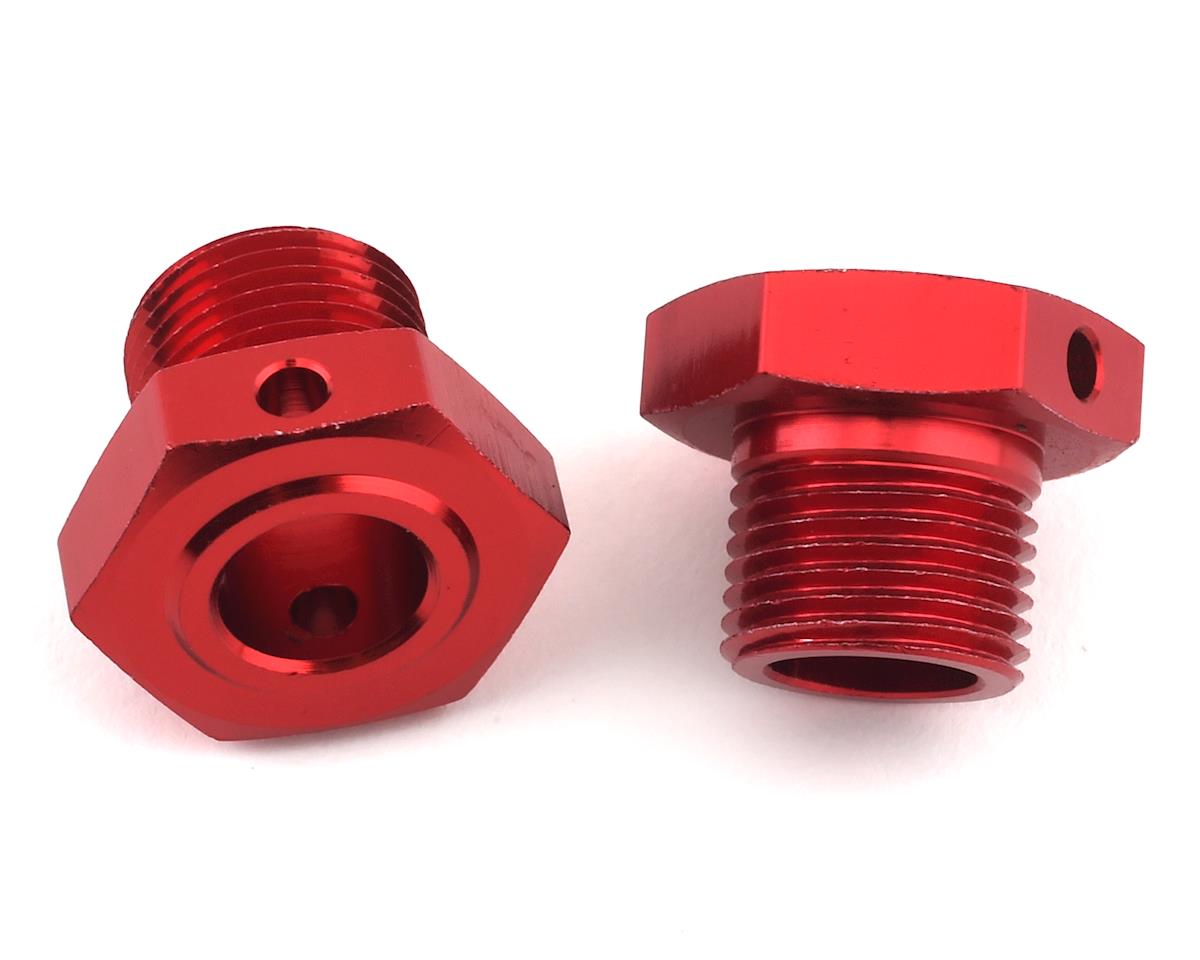 Arrma ARA311035 6S BLX 17mm Aluminum Wheel Hex (Red) (2)