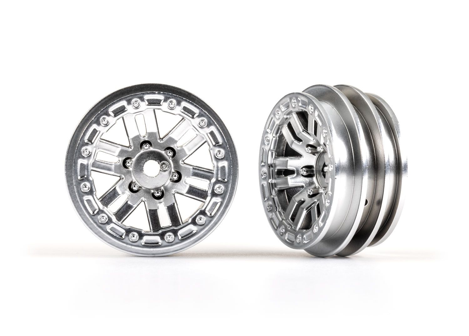TRAXXAS 9768-SATIN WHEELS SATIN CHRM 1.0 (2)
