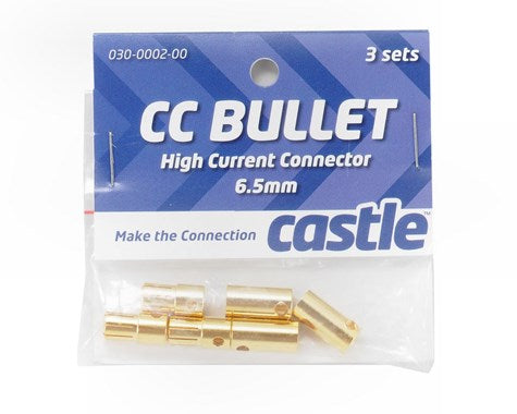 Castle Creations 6.5mm High Current Bullet Connectors