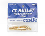 Castle Creations Connecteurs Bullet à courant élevé de 6,5 mm