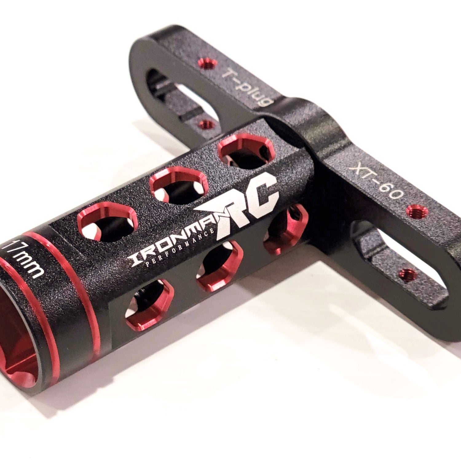 IRonManRc 17mm T-Handle Wheel Wrench BLACK/RED