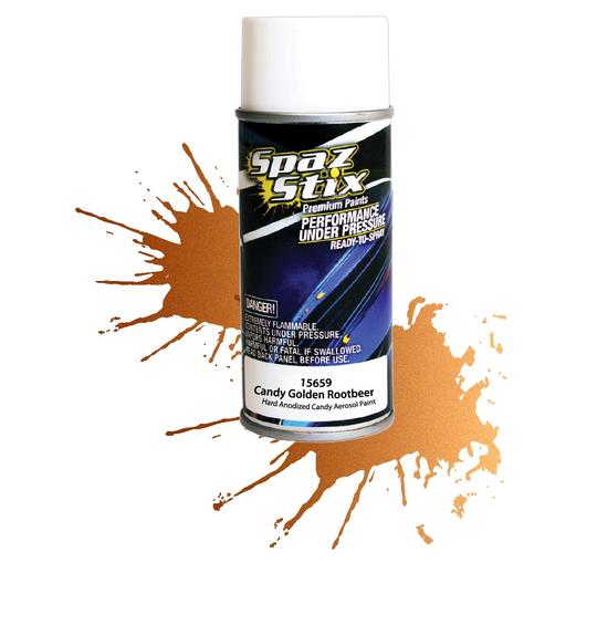 Spaz Stix 15659 Golden Candy Rootbeer Aerosol Paint, 3.5oz
