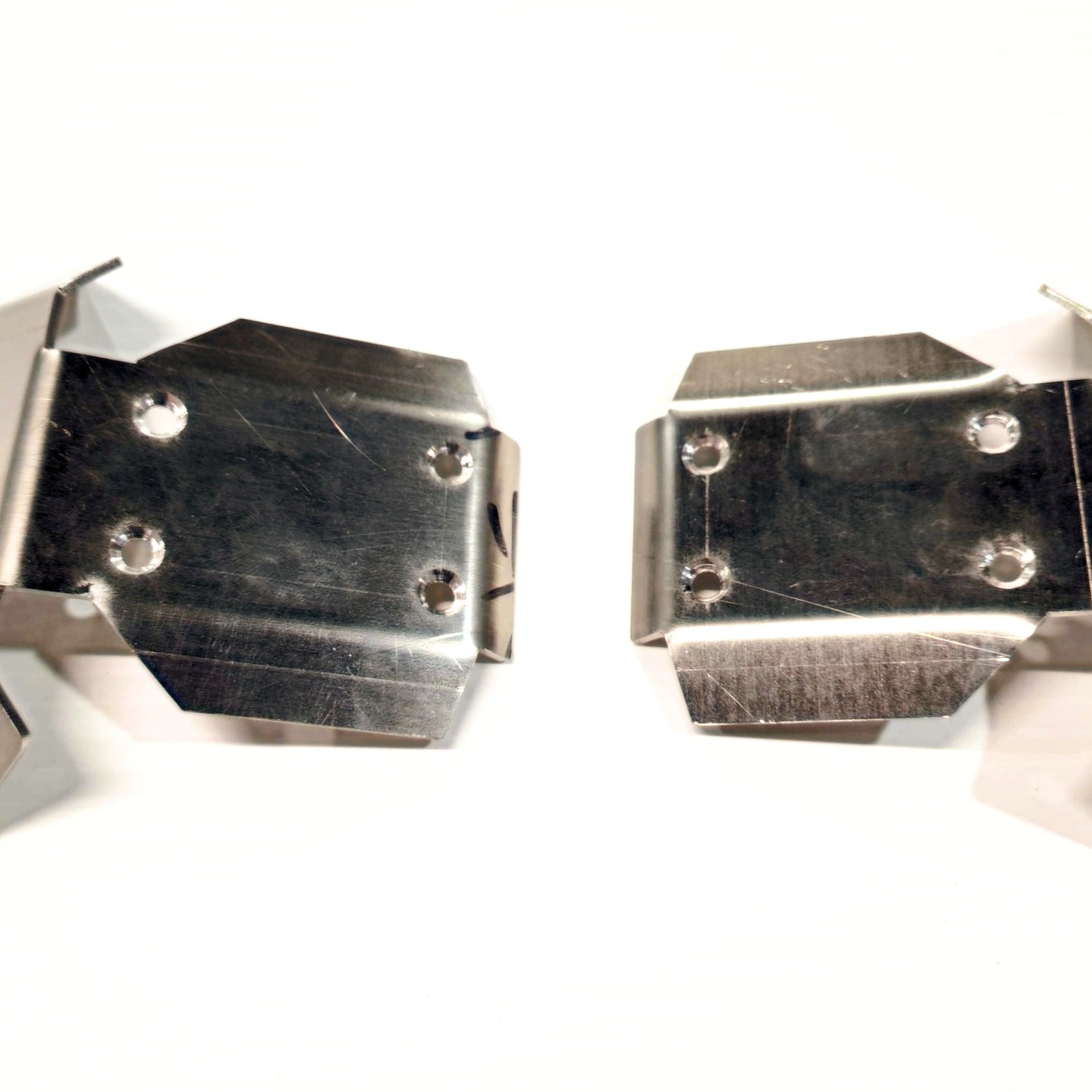 Island Hobby Nut TRAXXAS SLEDGE PLACAS PROTECTORAS DELANTERAS Y TRASERAS DE ACERO INOXIDABLE