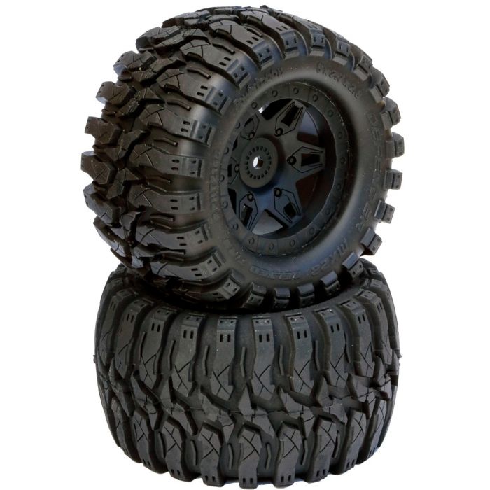 POWERHOBBY 2145-14 Defender 2.8 Belted All Terrain Tires 14MM 1/2" Offset 1/10 Arrma Truck