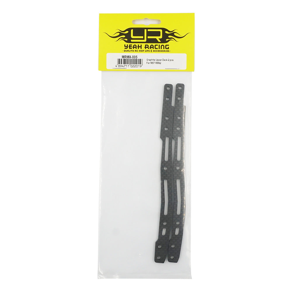 Yeah Racing MRMX-005 GRAPHITE UPPER DECK 2 PCS FOR MST RMX2.0