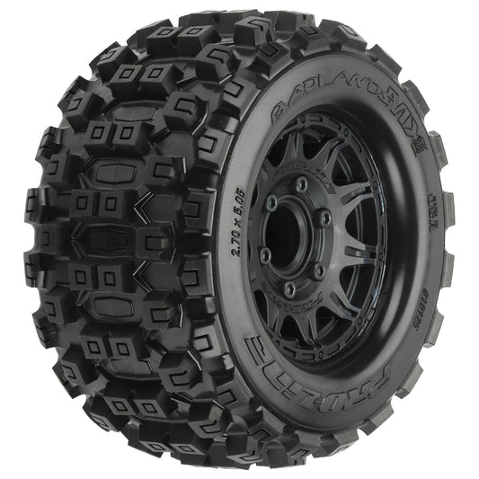 Pro-Line PRO1012510 Badlands MX28 2.8" Pre-Mounted Tires w/Raid 6x30 Wheels (2)
