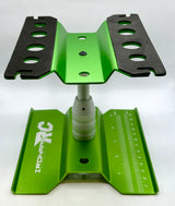 Soporte de trabajo IronManRc 1/8 1/10 plataforma ajustable de montaje completo verde