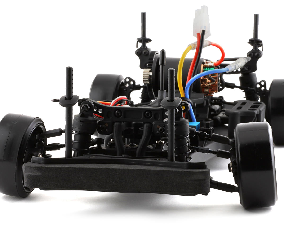 Yokomo YOKDP-YD2RTRW YD-2 1/10 2WD RTR Drift Car con carrocería Supra (blanco)