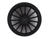 MST 832502BK 24mm LM Wheel (Black) (4) (0mm Offset) w/12mm Hex
