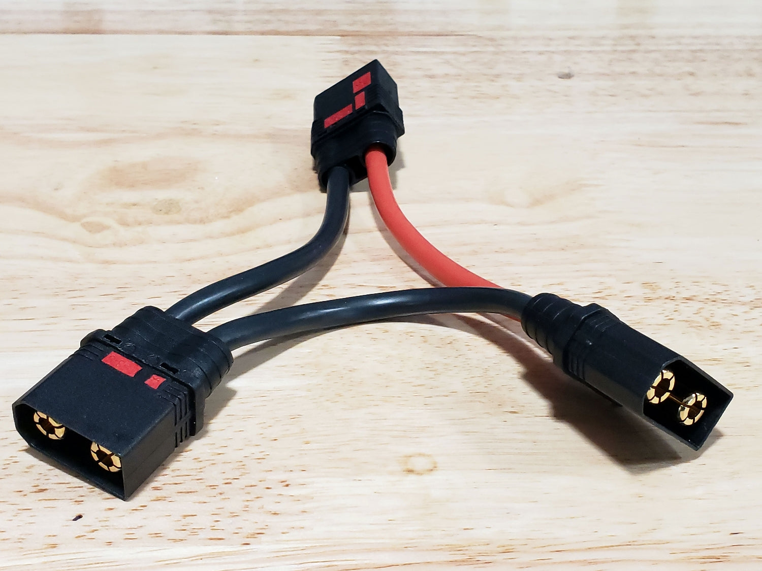 Qs8 Antispark Battery and Esc Series Y Harness Connectors