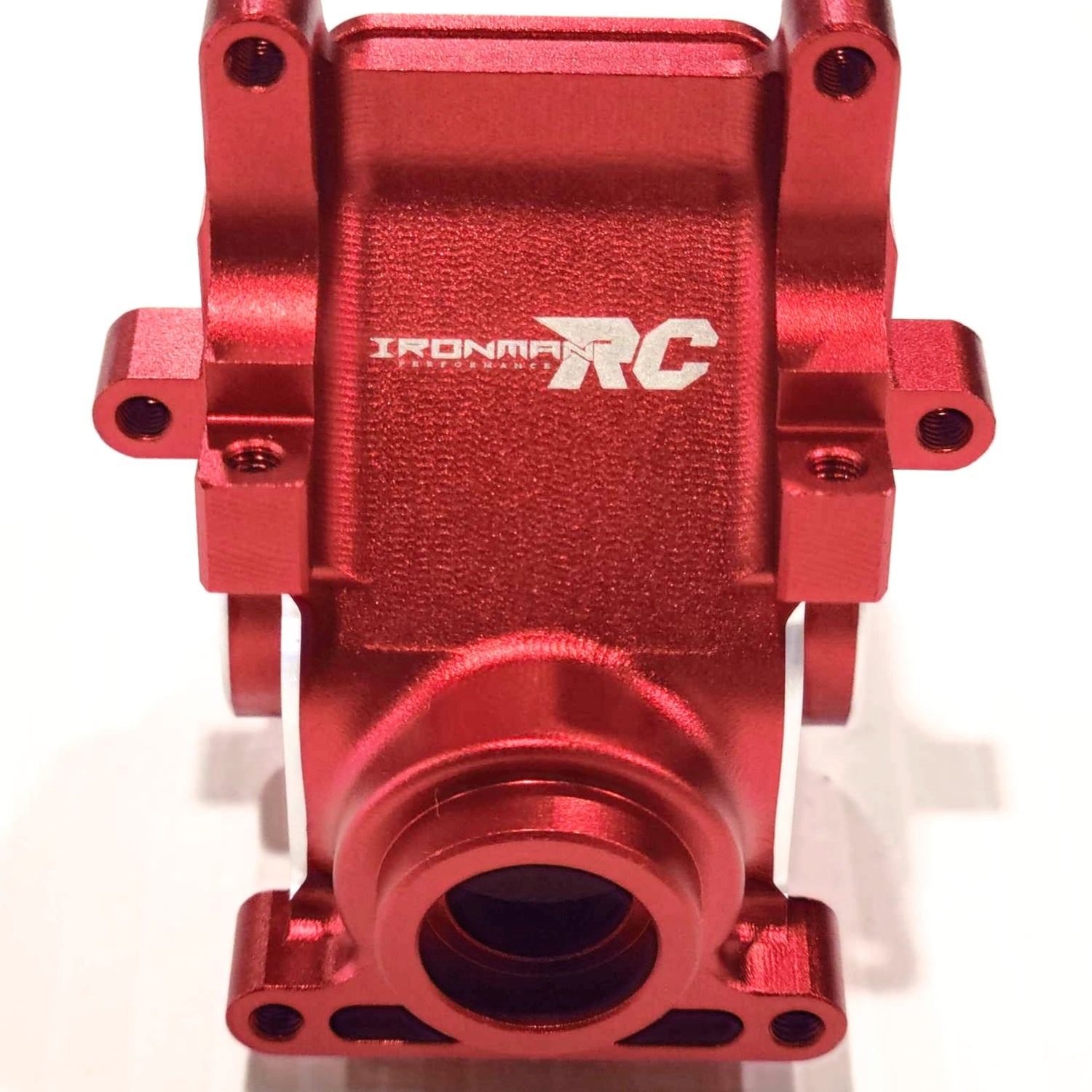 IronManRc Caja de diferencial de aluminio ROJA con cubierta para TODOS los autos Arrma 6s