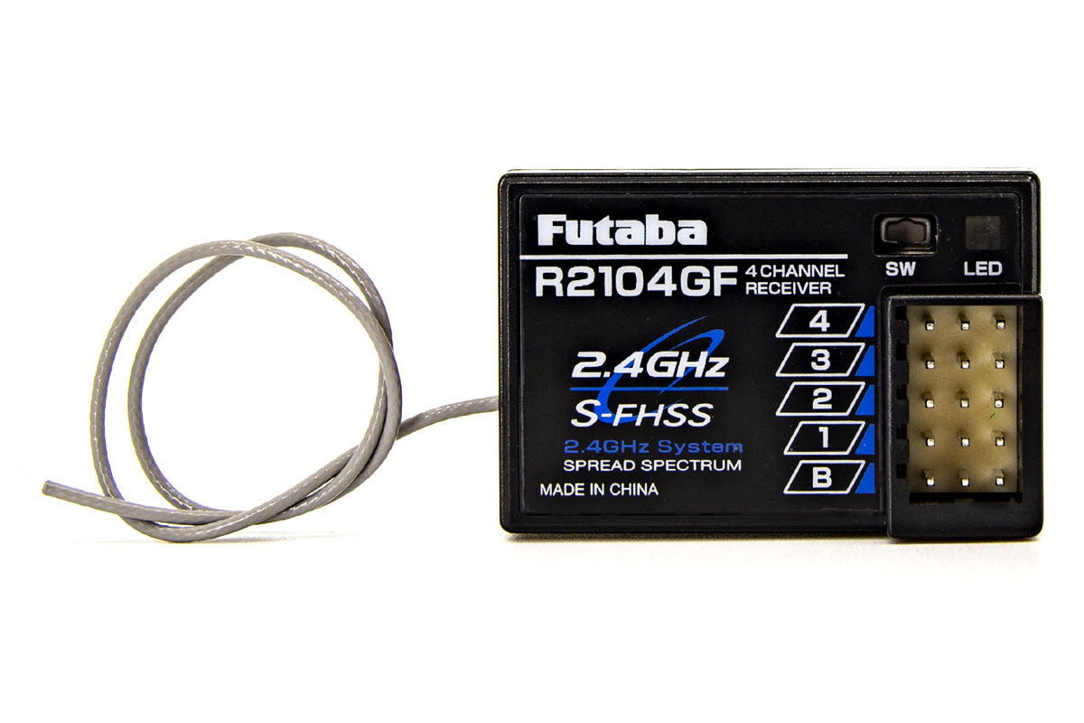 FUTABA R2104GF S-FHSS 2.4GHz 4-Channel High Voltage Receiver
