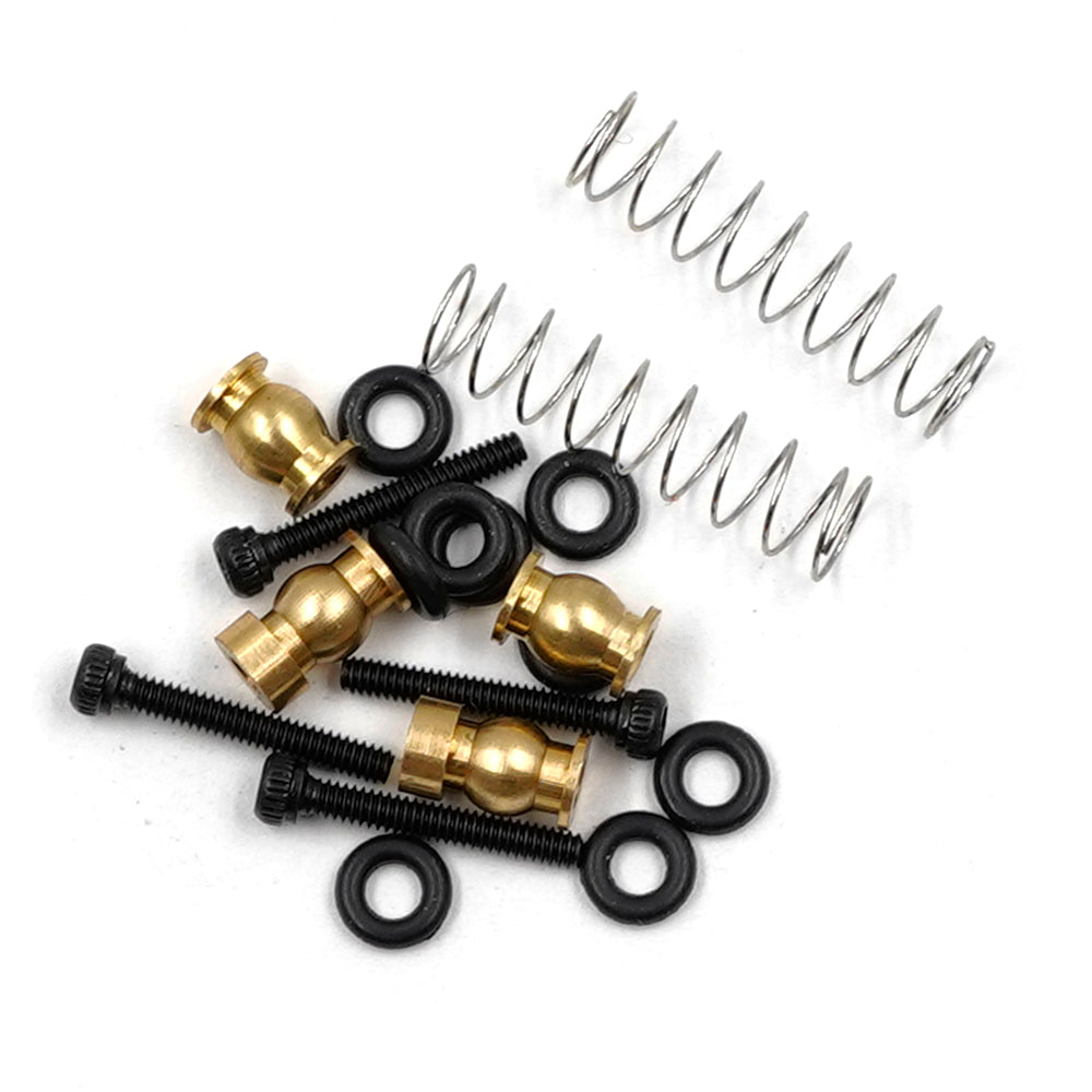 Yeah Racing AXSC-063BK ALUMINUM INTERNAL SHOCKS 2PCS FOR AXIAL SCX24 BLACK