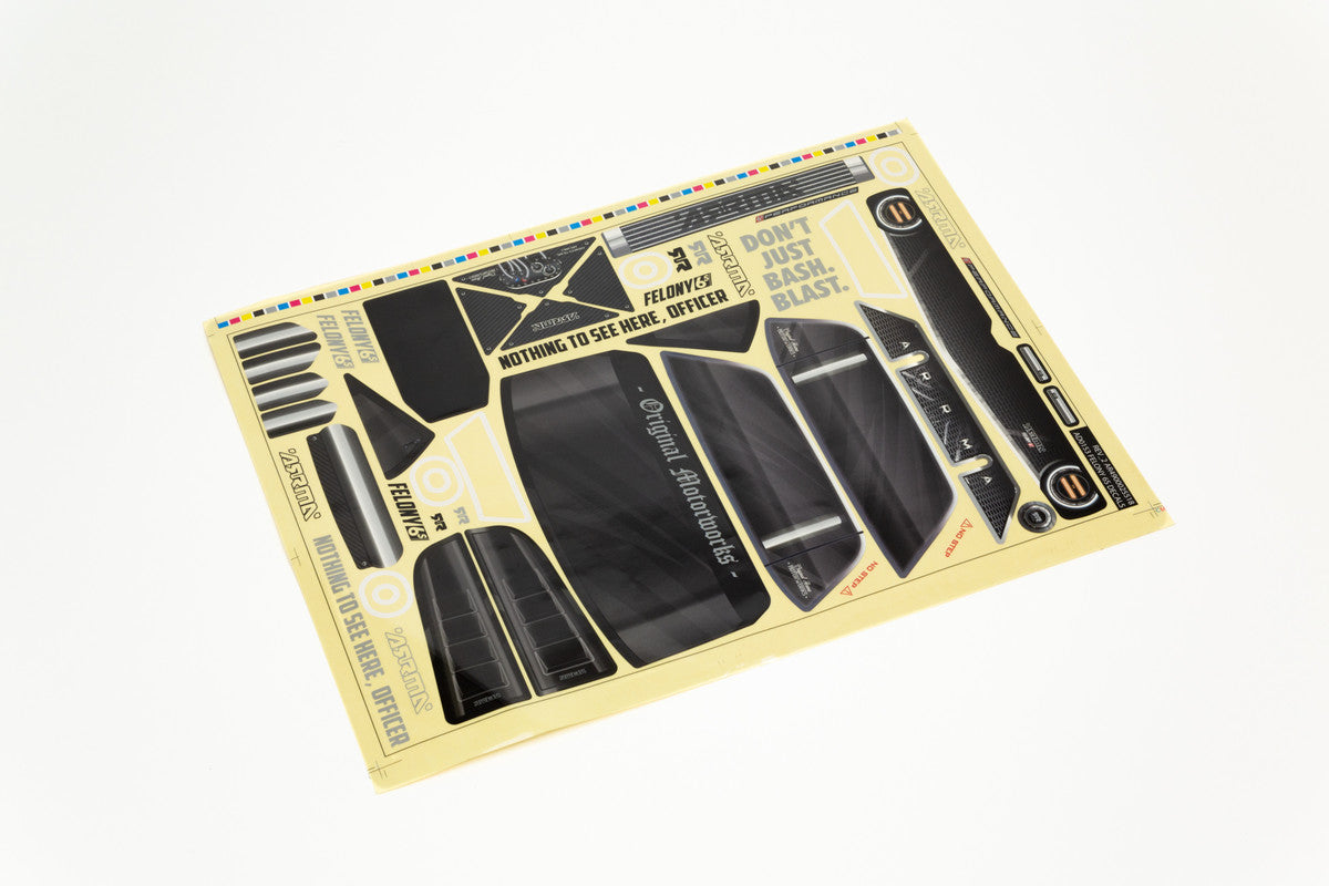 Arrma ARA410011 Felony 6S BLX Corps garni (transparent)