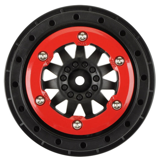 PROLINE PRO274603 F11 2.2/3 Red/Black Bead-Loc Wheel: SLH4x4, Blitz