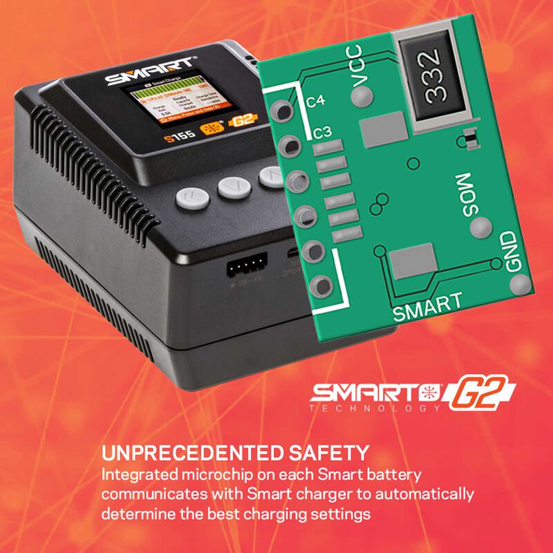 Chargeur intelligent Spektrum SPMXC2050 S155 G2 1x55W AC