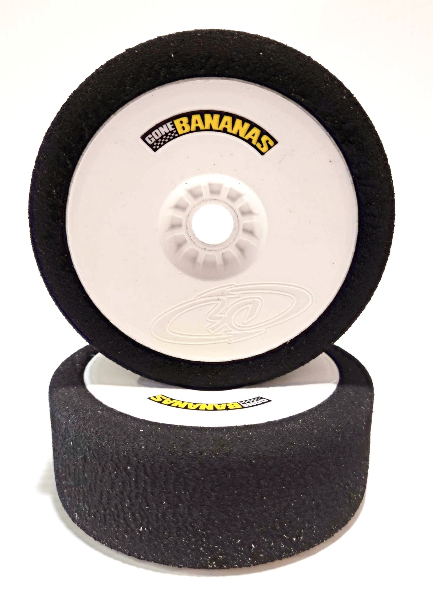 GONE BANANAS DRAG RACING FOAMS W/ WHITE RIMS 30 SHORE – Island Hobby Nut