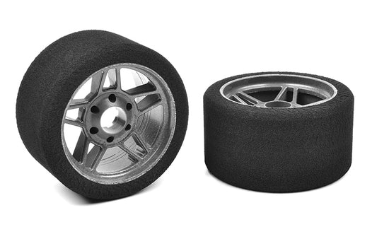 Team Corally C-14712-35 Attack Foam Tires for 1/8 Circuit, 35 Shore,
