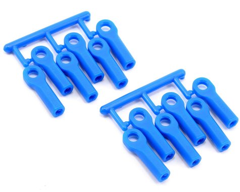 RPM 80515 Long Traxxas Turnbuckle Rod End Set (Blue) (12)