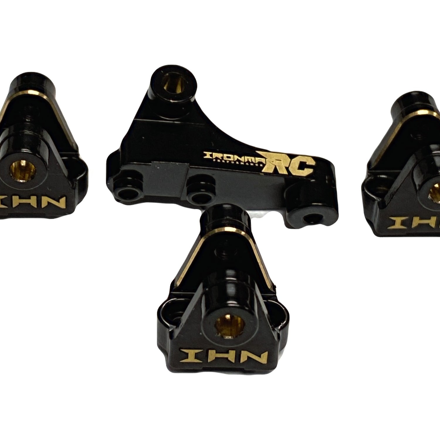 IRonManRc TRX4 TRX6 BRASS LINK MOUNT BLACK