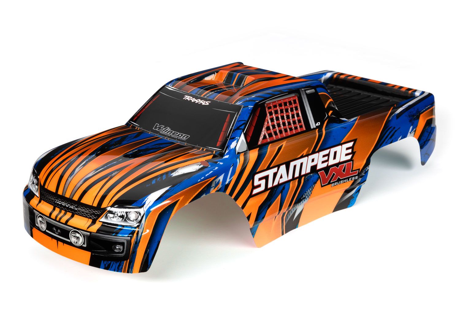 TRAXXAS 3620T STMPD VXL, CORPS, ORG/BLU