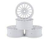 MST 832502W 24mm LM Wheel (White) (4) (0mm Offset) w/12mm Hex