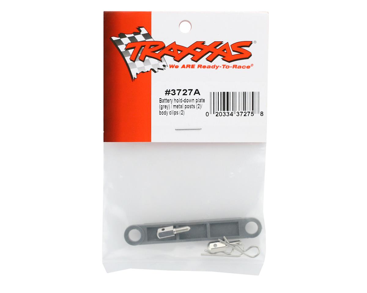 Plaque de maintien de batterie Traxxas 3727A (gris)