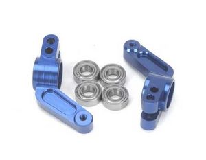 ST RACING ST3652B Aluminum Oversized Rear Hub Carriers, Blue, for Traxxas