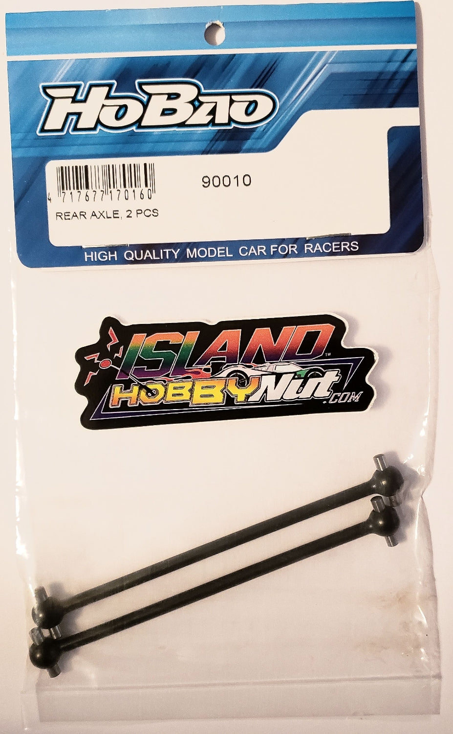 HoBao 90010 Hyper SS/GT/VS/VT Rear 97mm Dog Bone Axle (2): OFNA 23010