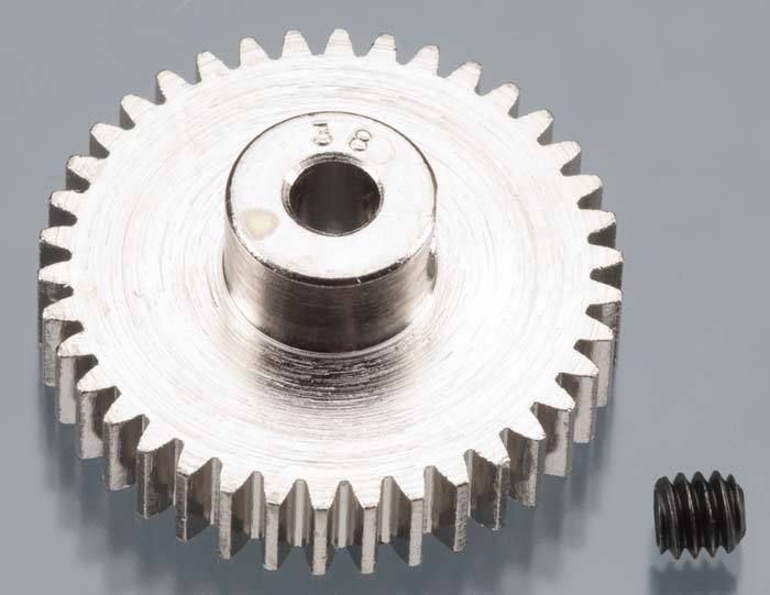 Robinson Racing 1038 Hard Nickel Plated 48 Pitch Pinion 38 Teeth