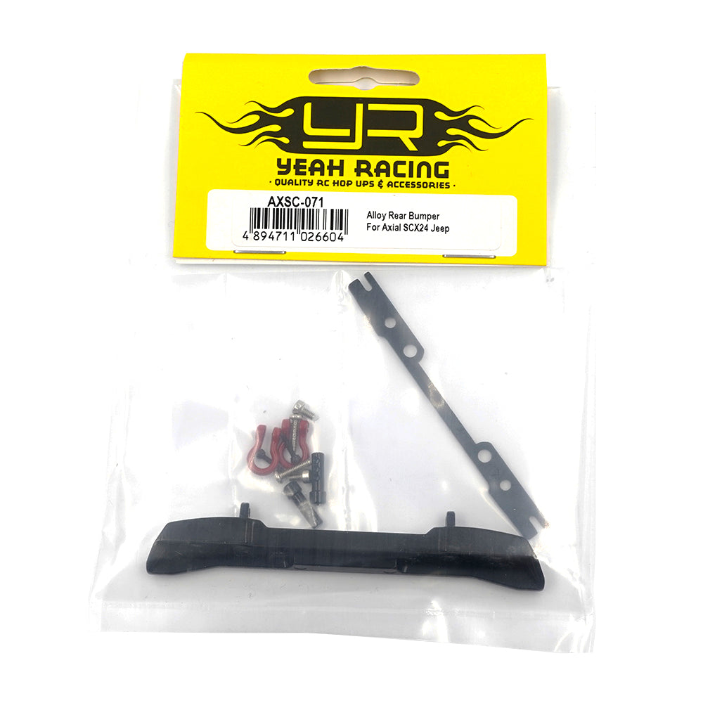 YEAH RACING ALLOY REAR BUMPER FOR AXIAL SCX24 JEEP