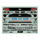 Protoform 1581-00 1/7 2021 Ford Mustang GT Cuerpo transparente: Delito grave ARRMA