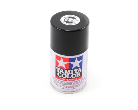 Pintura en aerosol laca negra semibrillante Tamiya TS-29 (100 ml)