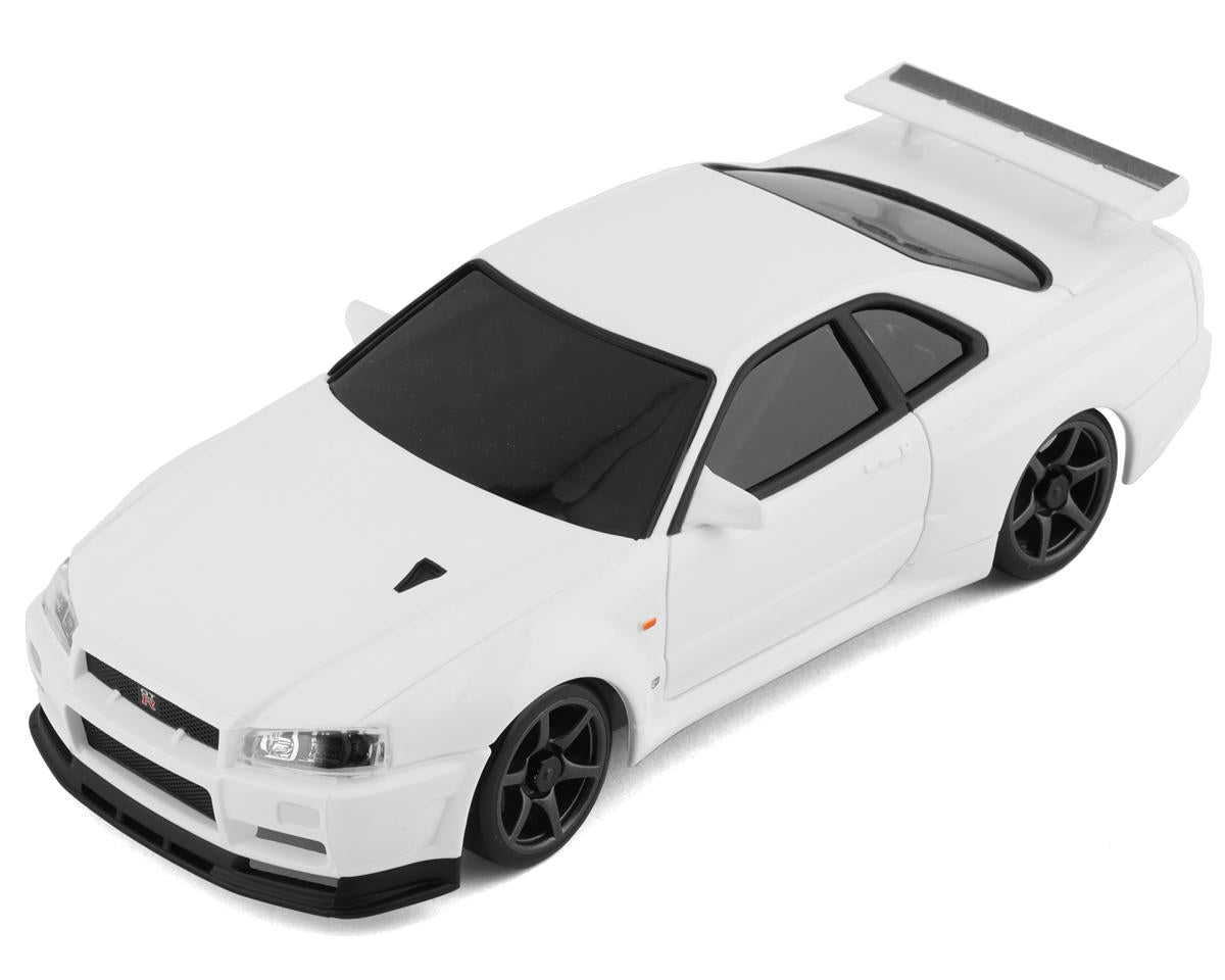 Kyosho MA-020 AWD Mini-Z ReadySet avec corps Skyline GT-R R34 (blanc) et KT-531P 2.4G