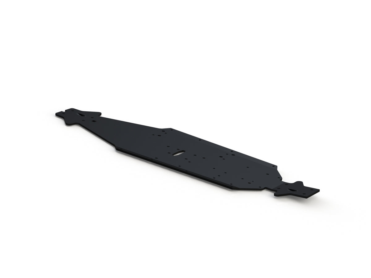 ARRMA AR320197 ALUMINIUM CHASSIS LWB (BLACK) (1PC)