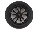 Traxxas 9474 Drag Slash Front Pre-Mounted Tires (Gloss Black) (2)