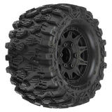 Proline PRO1019010 Hyrax 2.8" Mounted F/R Tires, Black 6x30: Stampede