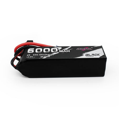 CNHL 600654BKEC5 Black Series 6000mAh 14.8V 4S 65C Lipo Battery for Airplane Helicopter Jet