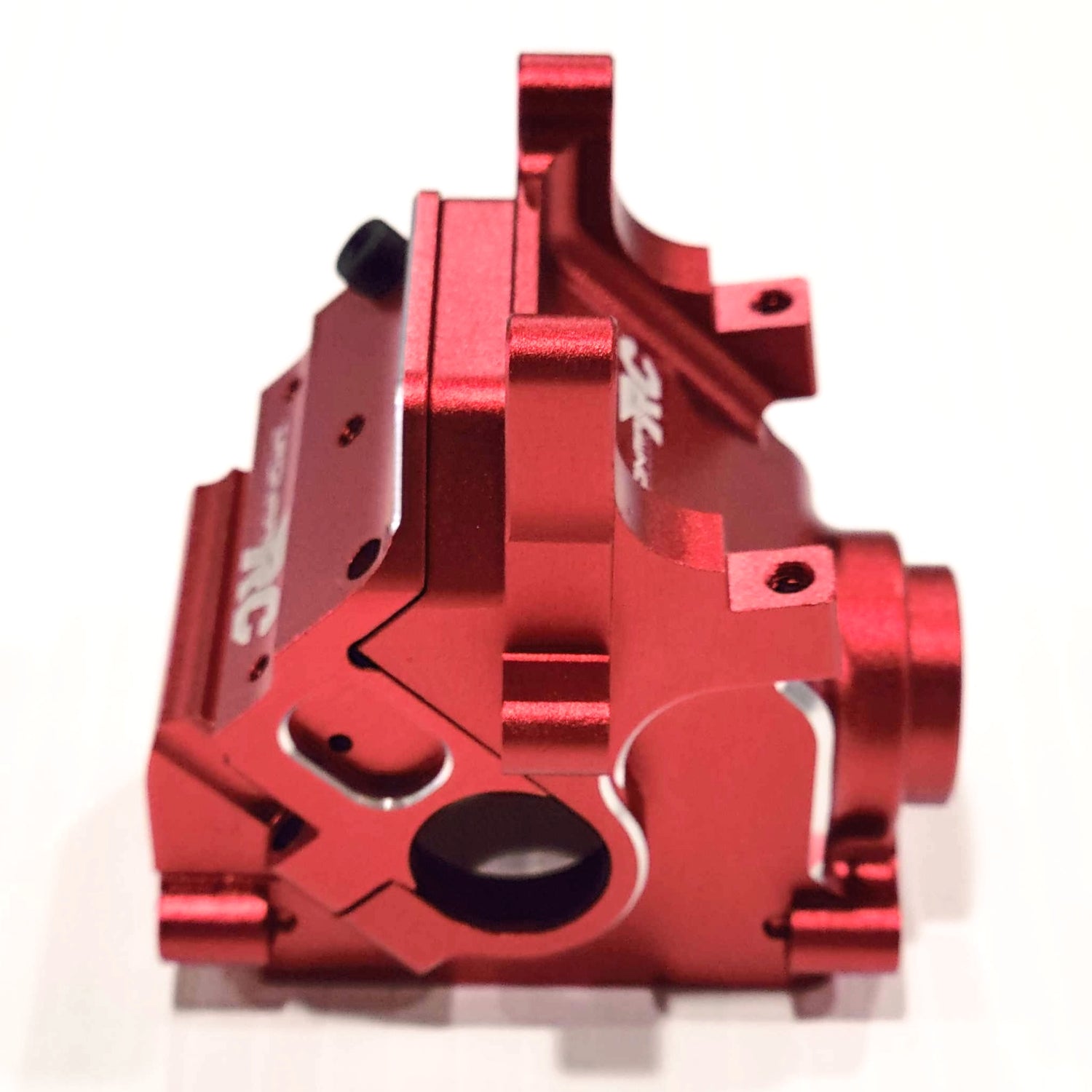 IronManRc Caja de diferencial de aluminio ROJA con cubierta para TODOS los autos Arrma 6s