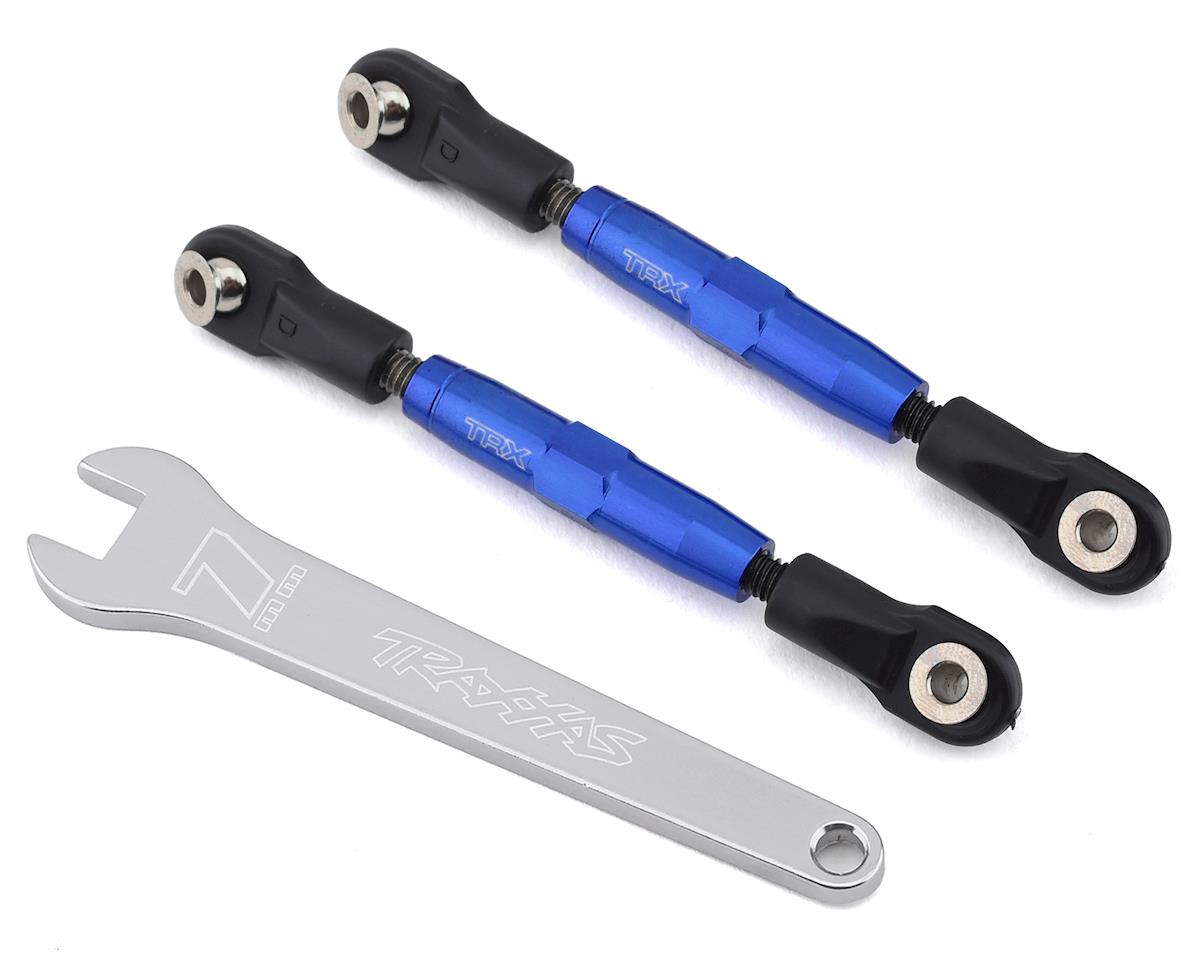 Traxxas 3644X Aluminum 39mm Camber Link Turnbuckle (Blue) (2)