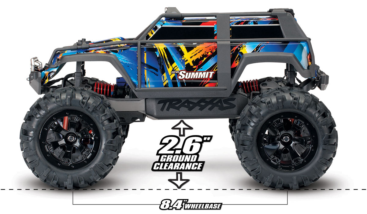 TRAXXAS 72054-5 MONSTER TRUCK 4WD ESCALA 1/16 TERRENO EXTREMO