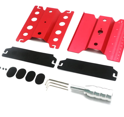 Support de travail IRonManRc 1/8 1/10, plate-forme réglable à assemblage complet rouge