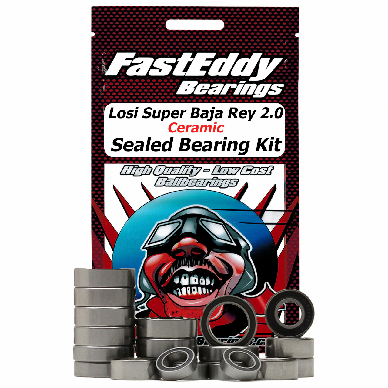 FAST EDDY TFE6483 Losi Super Baja Rey 2.0 Ceramic Sealed Bearing Kit