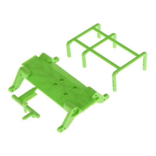 Axial - AXIC3348 Green Skid Plate & Battery Capture