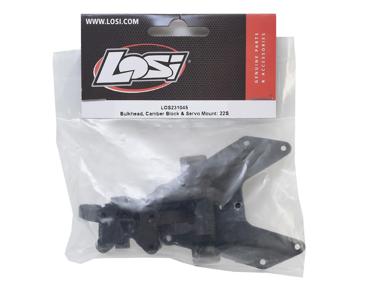 Losi 231045 22S SCT Mampara y bloque de inclinación