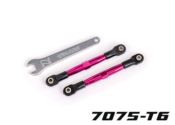 Traxxas 2445P Front Toe Links Tubes Pink-Anodized
