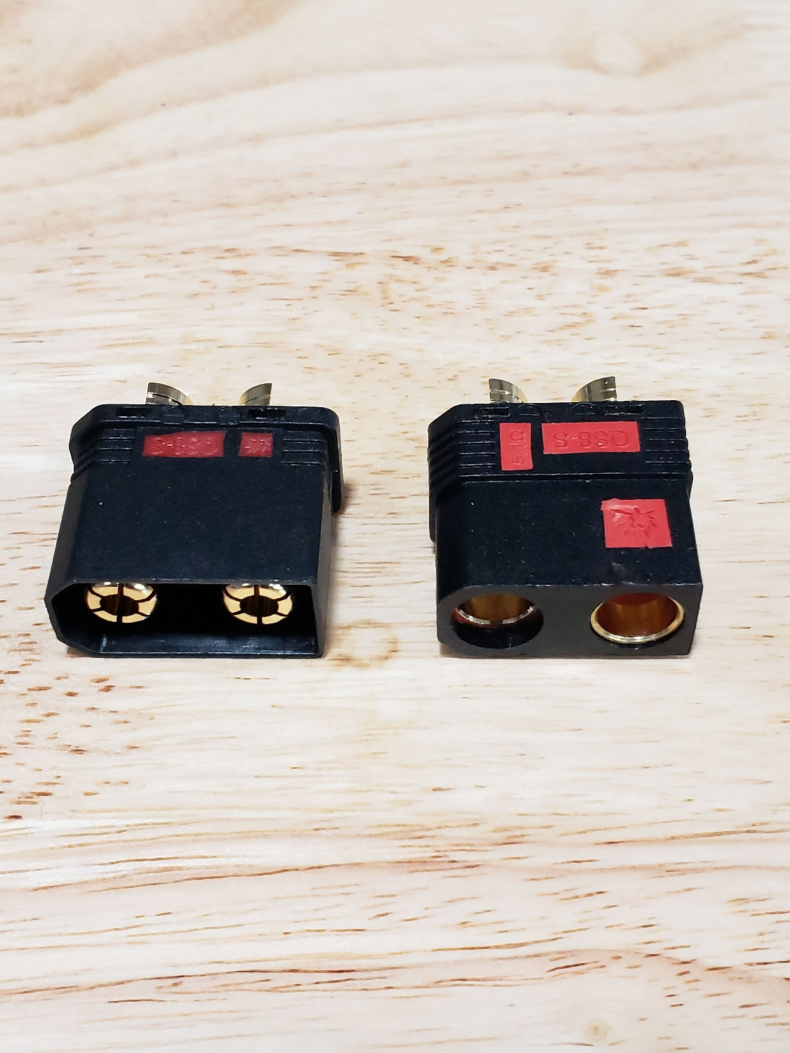 Conectores antichispa de alta potencia IronManRc QS8 1 macho y 1 hembra