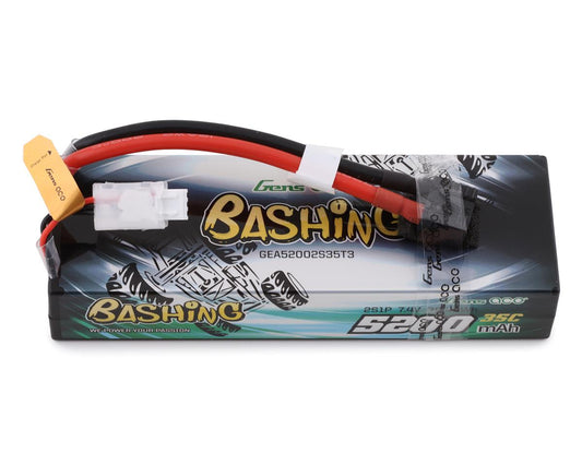 Batería LiPo Gens Ace Bashing 2s 35C (7,4 V/5200 mAh) con conector universal