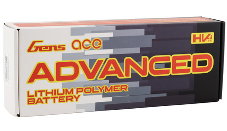 Batterie LiPo Gens Ace 6S LiHV Advanced Series 100C (22,8 V/6 800 mAh) avec connexion EC5