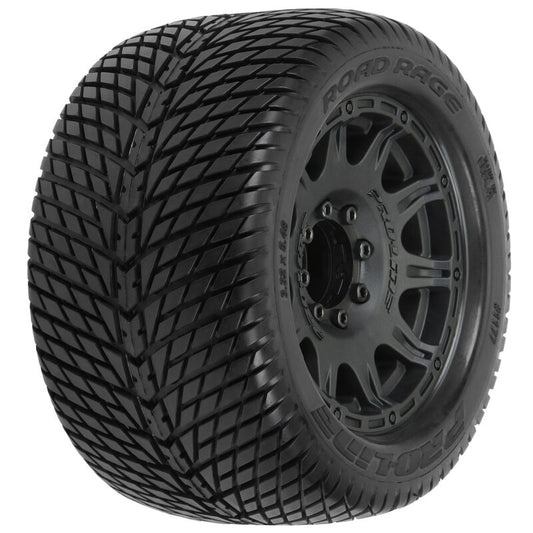Pro-Line PRO1177-10 Road Rage MX38 3.8" Tire w/Raid 8x32 Wheels (2) (Black) (M2)
